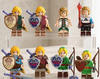 MOC 8 Legend of Zelda Figurenset – Geschenk für Gamer und Fantasy-Fans