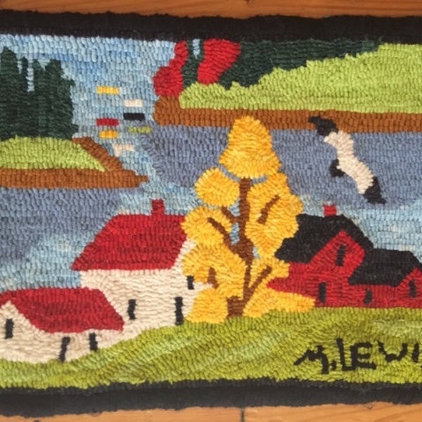 Motif de crochetage de tapis