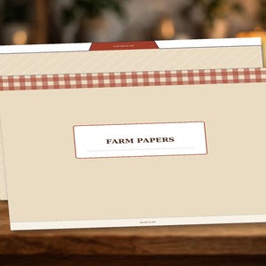 Printable File Folder Kit | Make Your Own Folders, 3 Designs, Left Center Right Tabs | Tiled Full-Size Pattern | Letter and A4 PDF