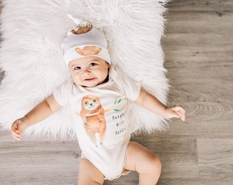 sloth baby clothes etsy