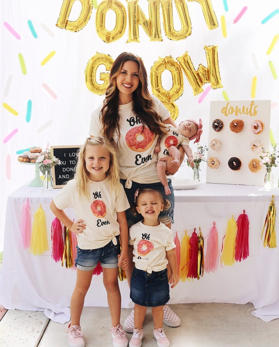 Oh Don't Even, Donut Even, Mom & Baby Matching Set, Outfit, Shirts, Tee, T-Shirt, TShirt, Organic, Ecofriendly, One Piece, Bodysuit, Layette