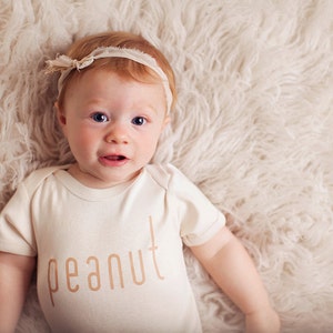 Peanut Baby, Boy, Girl, Unisex, Infant, Toddler, Newborn, Organic, Fair Trade, Bodysuit, Outfit, One Piece, Clothes, Layette, Shirt, Tee image 3