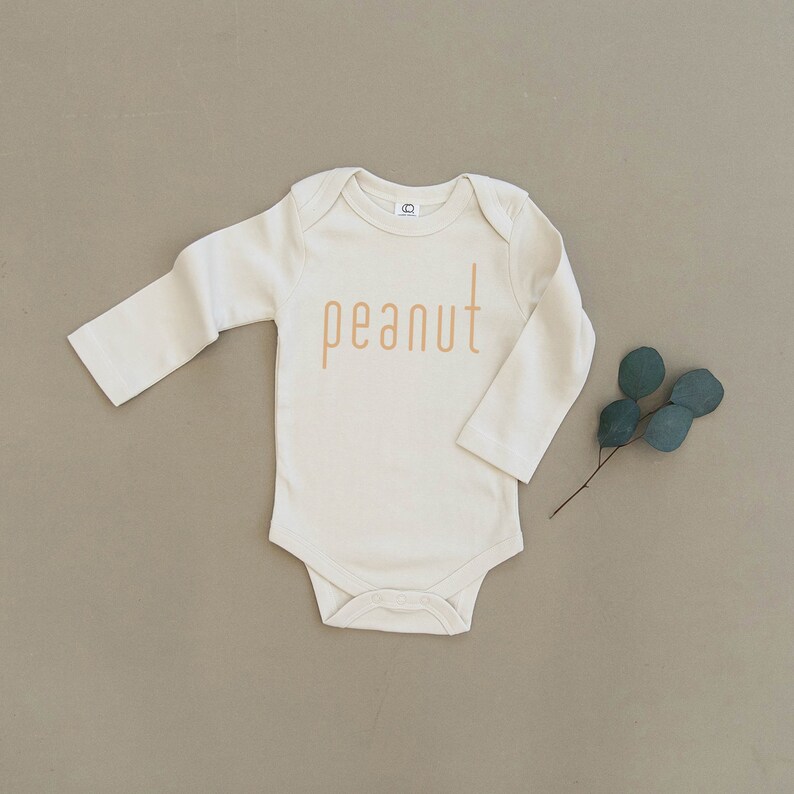 Peanut Baby, Boy, Girl, Unisex, Infant, Toddler, Newborn, Organic, Fair Trade, Bodysuit, Outfit, One Piece, Clothes, Layette, Shirt, Tee image 6