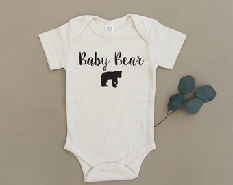 Baby Bear Baby, Boy, Girl, Unisex, Infant, Toddler, Newborn, Organic, Fair Trade, Ecofriendly, Bodysuit, Outfit, One Piece, Clothes, Tee