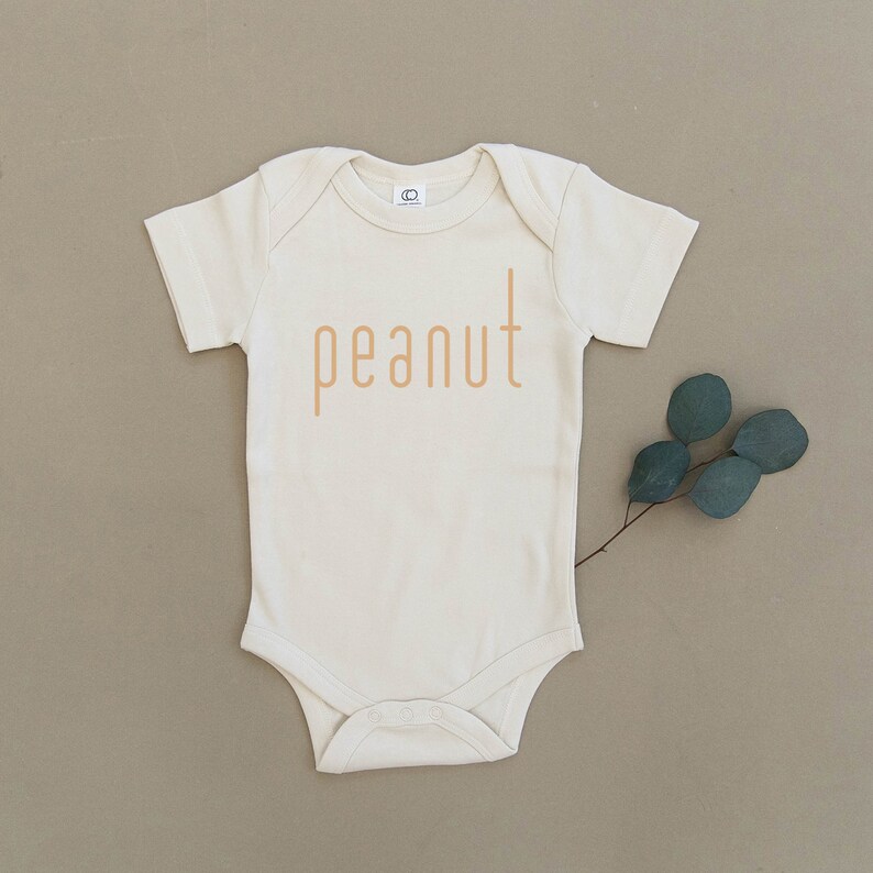 Peanut Baby, Boy, Girl, Unisex, Infant, Toddler, Newborn, Organic, Fair Trade, Bodysuit, Outfit, One Piece, Clothes, Layette, Shirt, Tee image 5