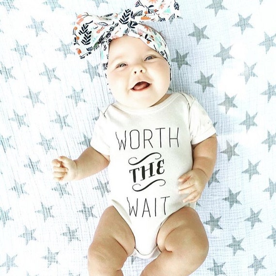 Worth the Wait Baby Boy Girl Unisex Infant Toddler | Etsy