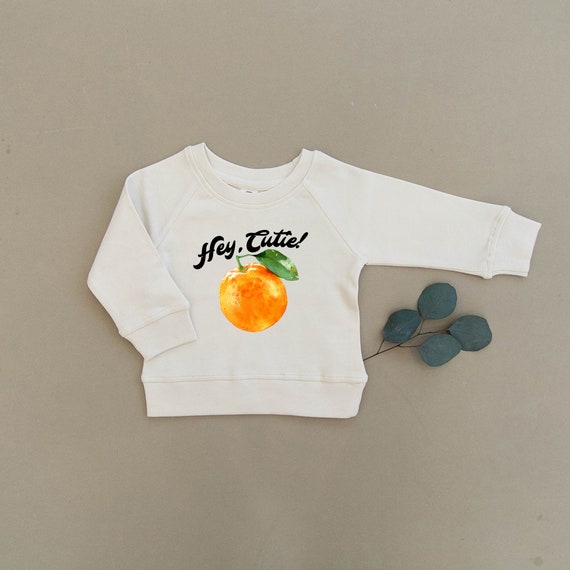 Hey Cutie Oranges Clementines Organic Baby Pullover | Etsy