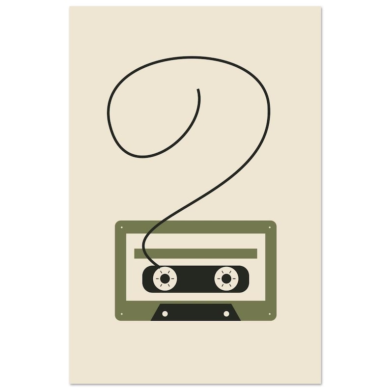 Ribbon Loop - Cassette Tape Art | Sunday Stereo imagem 3