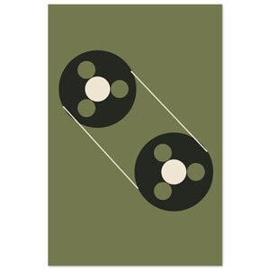 Two Spools - Cassette Tape Art | Sunday Stereo image 2