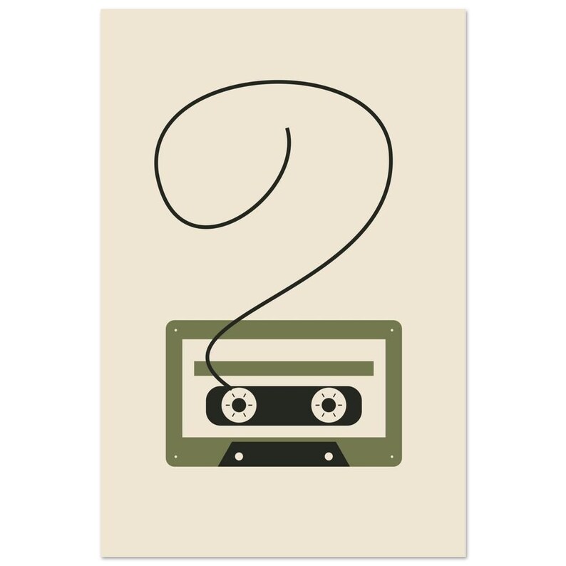 Ribbon Loop - Cassette Tape Art | Sunday Stereo imagem 2