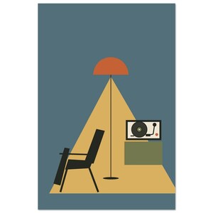 Lamp-Lit Listening - Listening Room Art | Sunday Stereo image 3