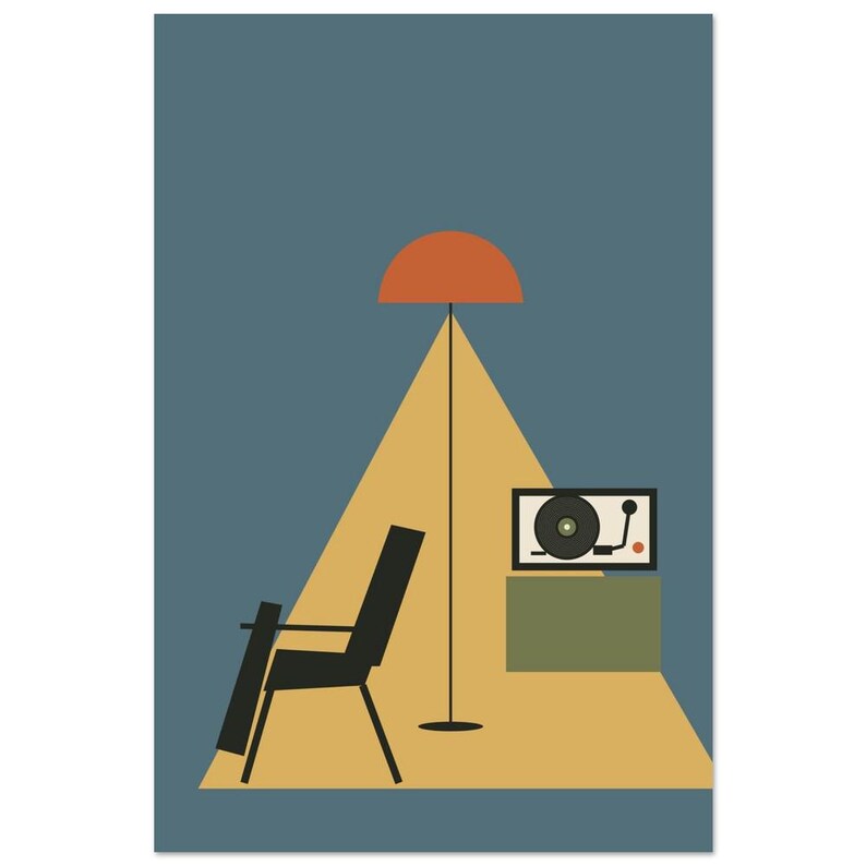 Lamp-Lit Listening - Listening Room Art | Sunday Stereo image 2