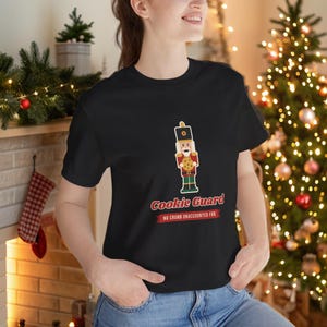 Cookie Guard Nussknacker-T-Shirt, lustiges Vintage-Weihnachts-T-Shirt, Unisex S-3XL
