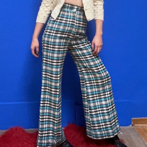 70s Plaid Flares - Etsy Canada 70s Plaid Flares - Etsy Canada