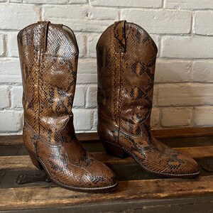 Snake print boots canada outlet