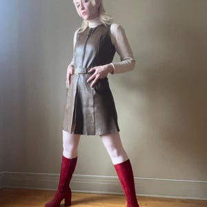 Leather Pinafore - Etsy