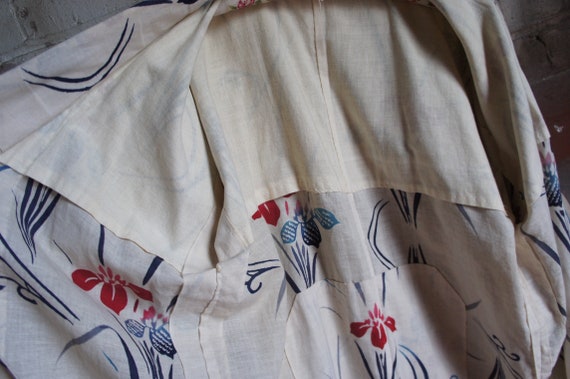 MEIJI ERA Antique 1900s Hand Spun Hemp Linen Kimo… - image 7