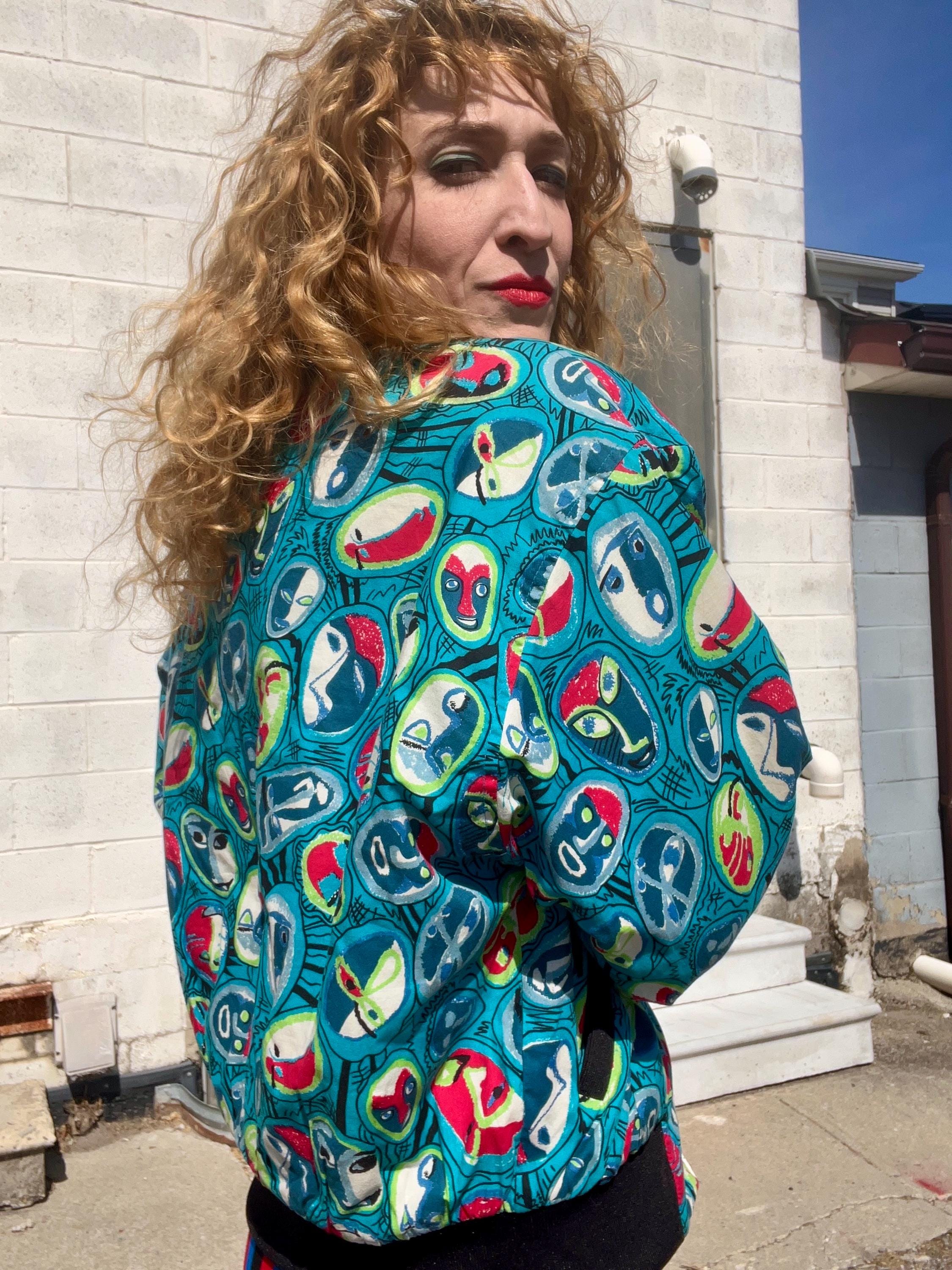 80s Picasso Jacket - Etsy 80s Picasso Jacket - Etsy
