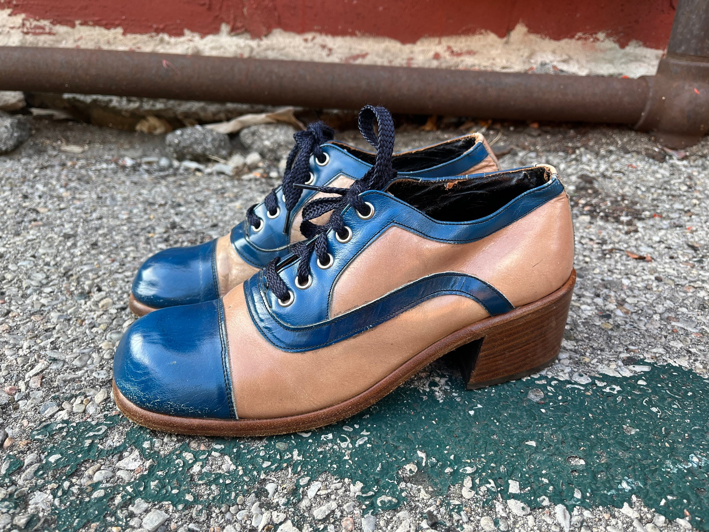 Mens Platform Shoes 1970s Mens White 70s Disco Shoes Retro Mens