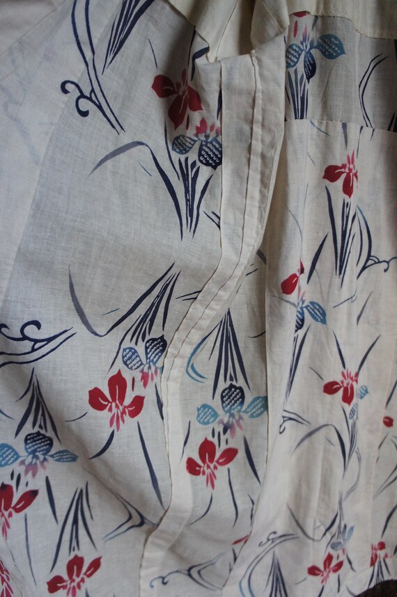 MEIJI ERA Antique 1900s Hand Spun Hemp Linen Kimo… - image 8