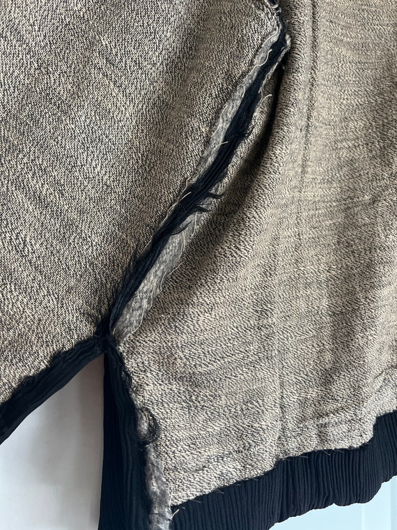 FORTUNY Antique 1920s Plissé Pleats Silk Open Jacket … - Gem