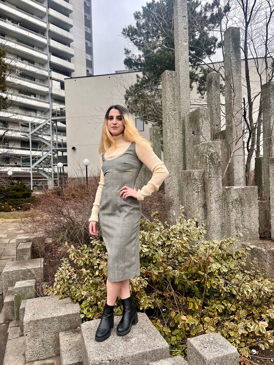 Col Roulé Robe Chasuble Chic Robe Chasuble Noire Asos