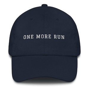 One More Run, Band Camp Buddies, Marching Band, Embroidered Dad Hat, Unisex Adjustable Baseball Cap
