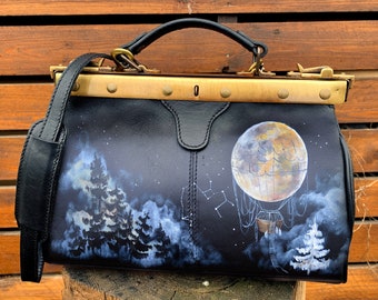 Painted leather PURSE