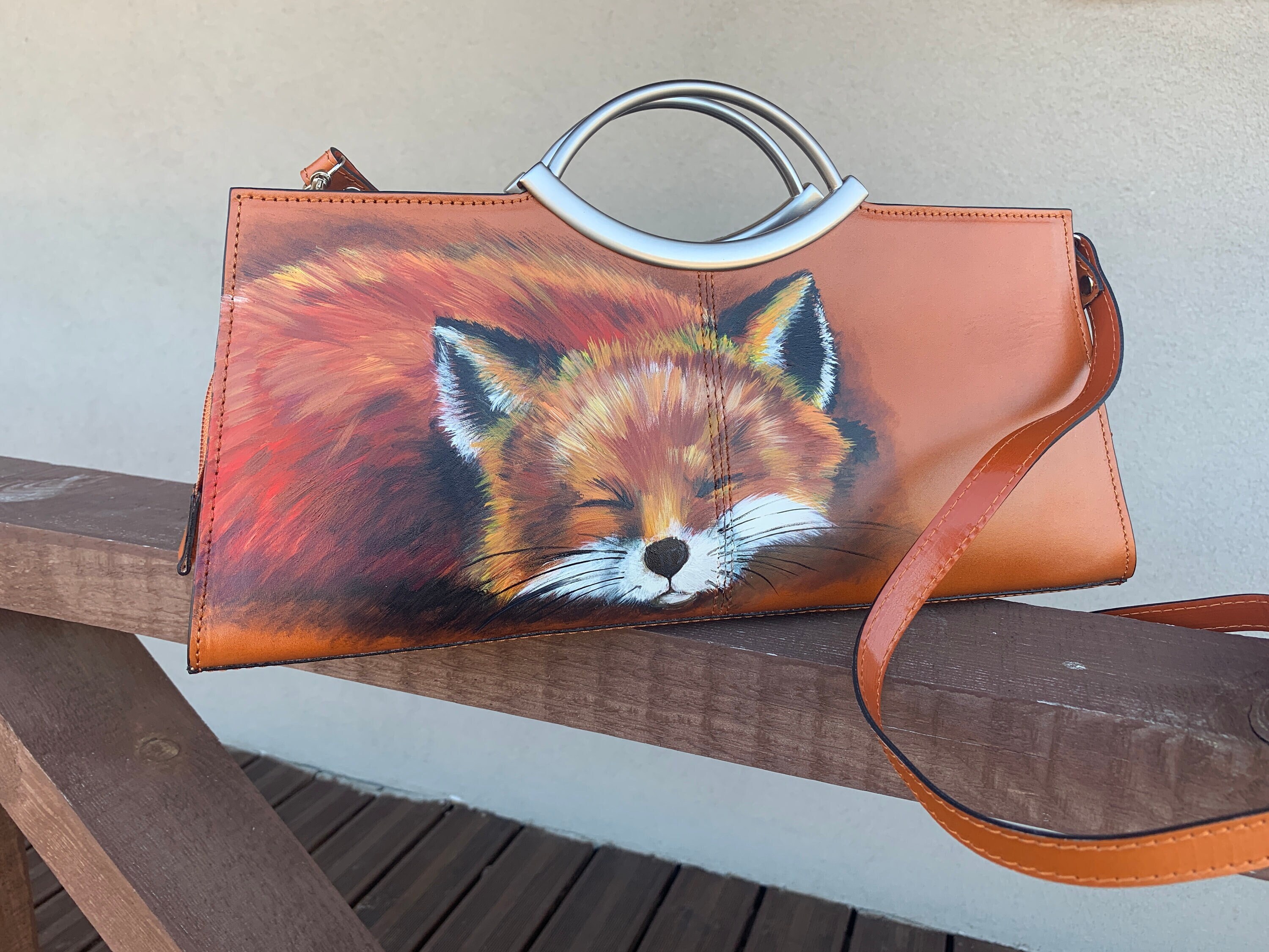 EMMA FOX Brown NEW PORT FLAP CROSSBODY Leather Bag Handbag Purse | eBay