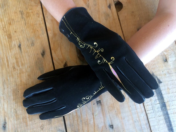 Suede 2024 gloves womens