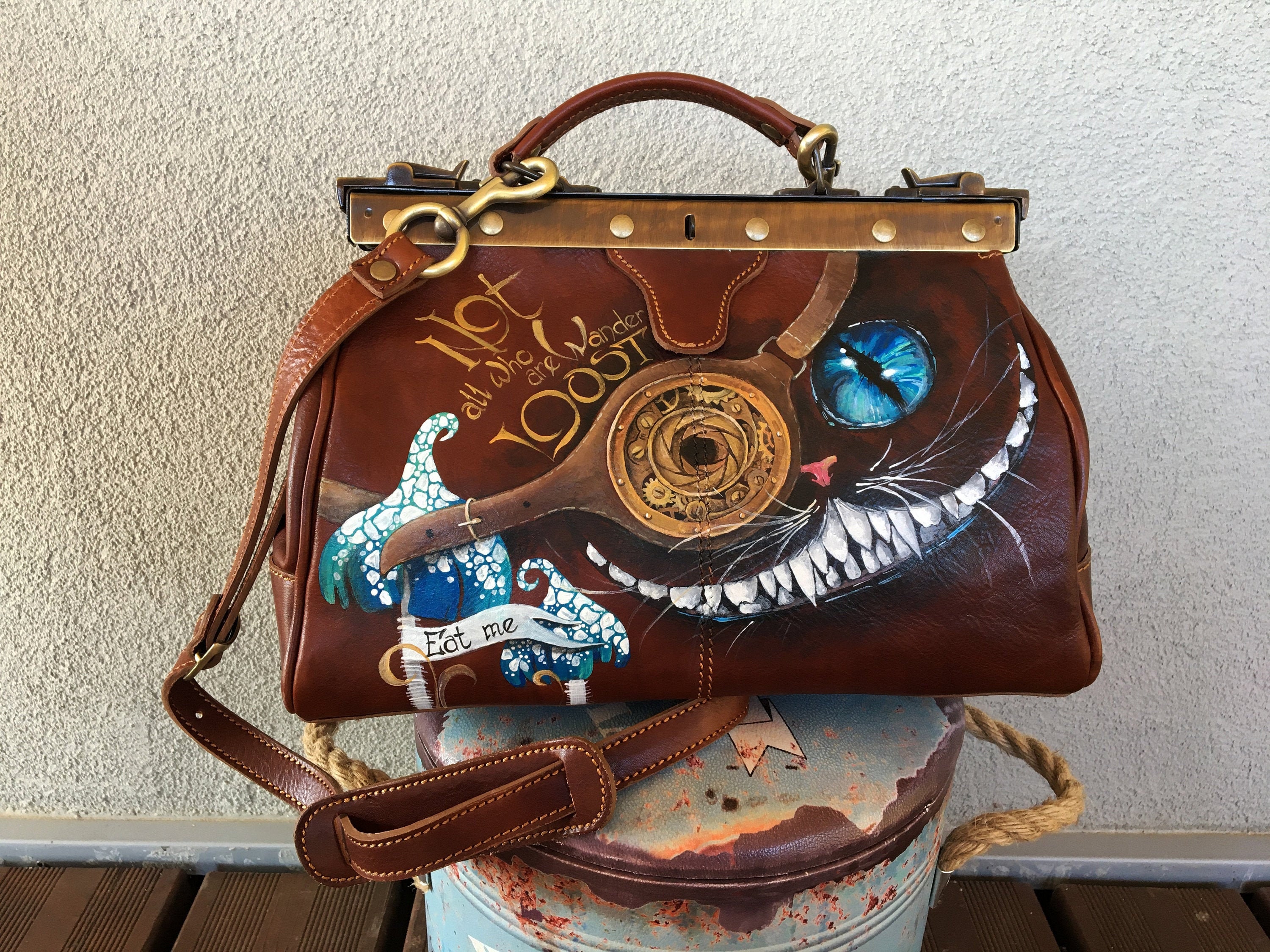 Vintage Leather Steampunk Bag, antique and vintage accessories, time travel  bag, Steampunk bag – Cosplay – J&J Leather, Steampunk and Watches