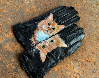 caterpillar leather gloves