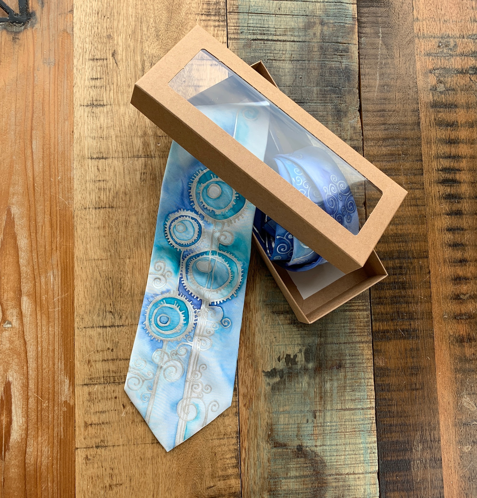 mens terracotta tie