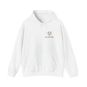One More Prompt Hoodie, Back Print Late Night Coding Hoodie, Coffee and Code Sweatshirt, Vibe Coding, Cute Ghost Programmer
