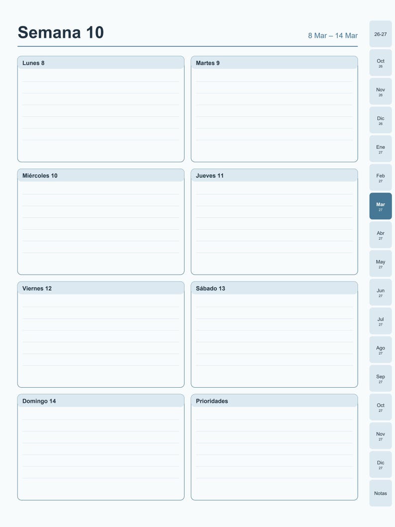 Notabilty Notes 2026-2027 Digital Planner for Goodnotes With Catalunya Holidays ...