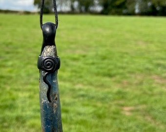 Blue Kyanite Pendant. One off unique piece.