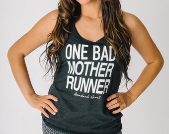 Mother Runner Tri-Blend Tank // Gifts For Mom // Fitness Gift