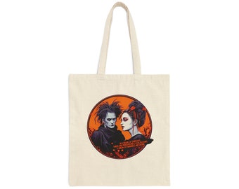 Hades and Persephone Cotton Canvas Tote Bag