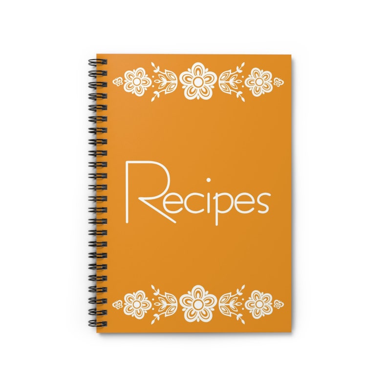 Recipe Keeper Book In Vintage Dishware Pattern image 1