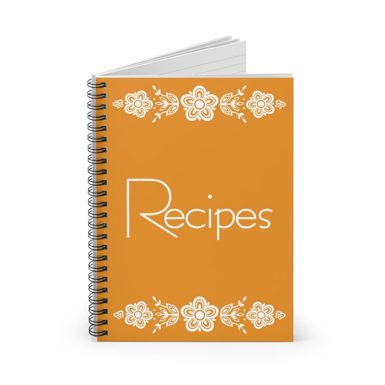 Recipe Keeper Book In Vintage Dishware Pattern image 2