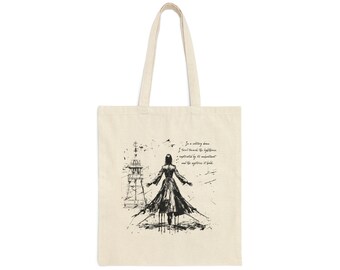 Solitary Dance Cotton Canvas Tote Bag