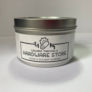 Hardware Store Scented Soy Candle