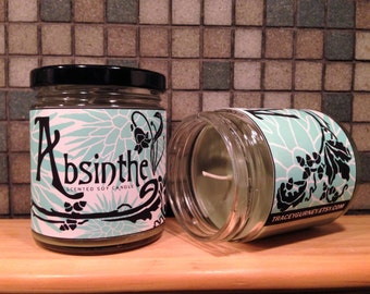 Absinthe Inspired Scented Soy Candle