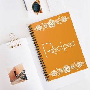 Recipe Keeper Book In Vintage Dishware Pattern image 5