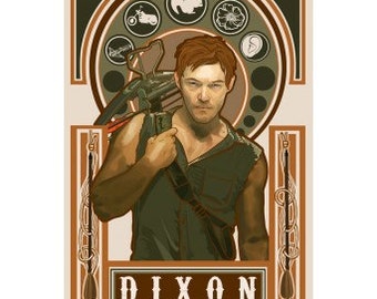 Daryl Nouveau Sticker