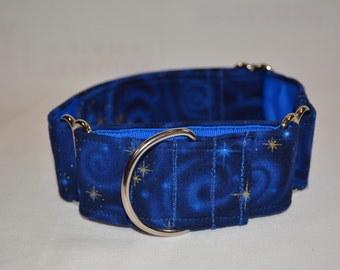 Collar Martingale Noche Azul de 1.5"