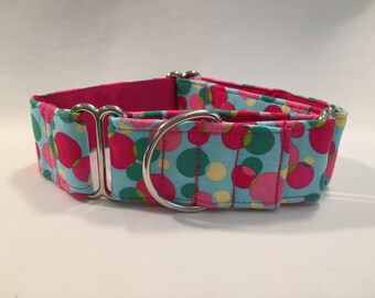 1.5" Tutti Frutti Dots Martingale Collar