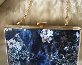 navy clutch bag uk