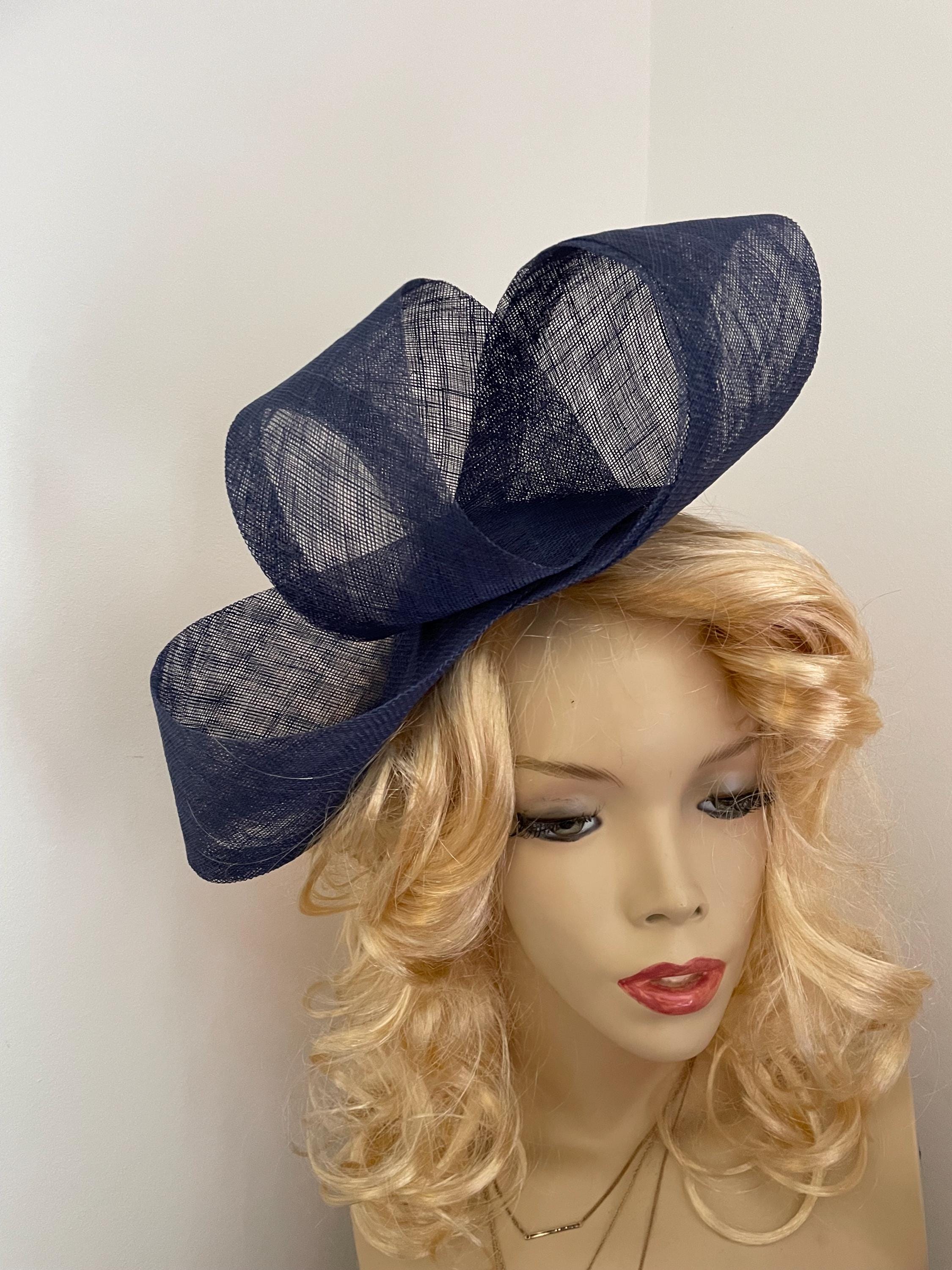 Cornflower Blue Fascinator Homiladi Navy Blue Fascinator For 