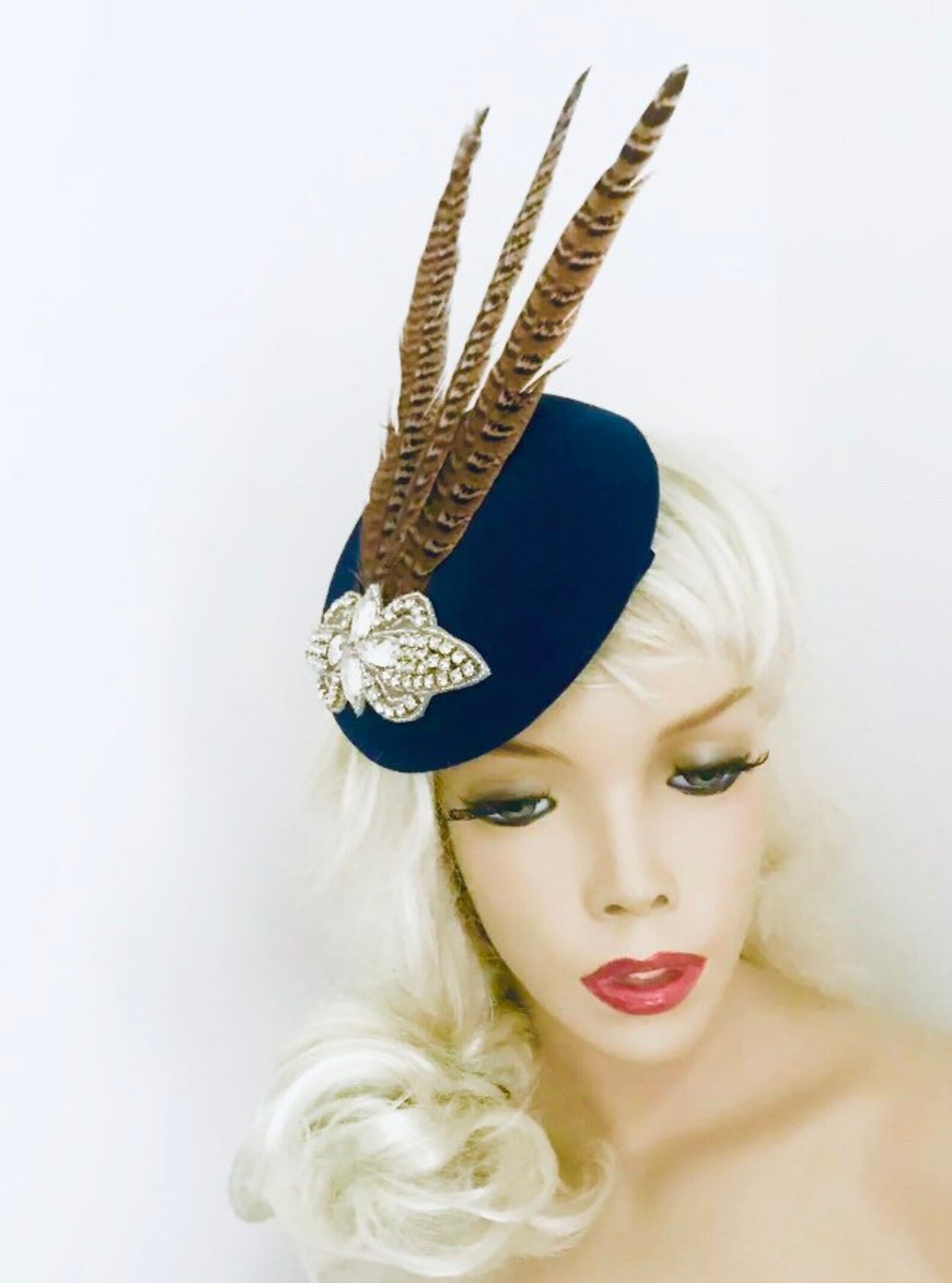 navy and gold hatinator